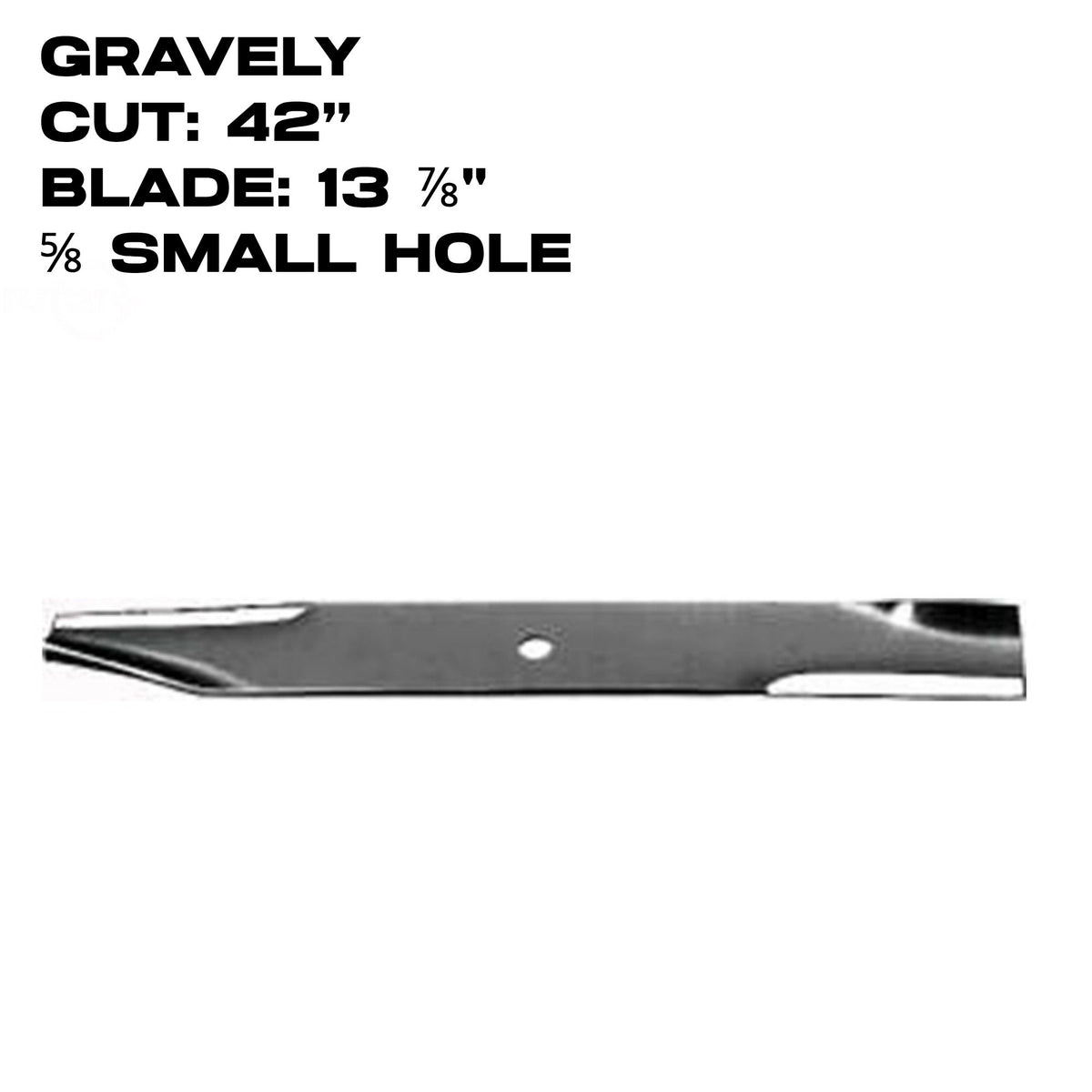 Rotary Blade | 13-7/8" X 5/8" | Gravely | 40" Deck | 1065