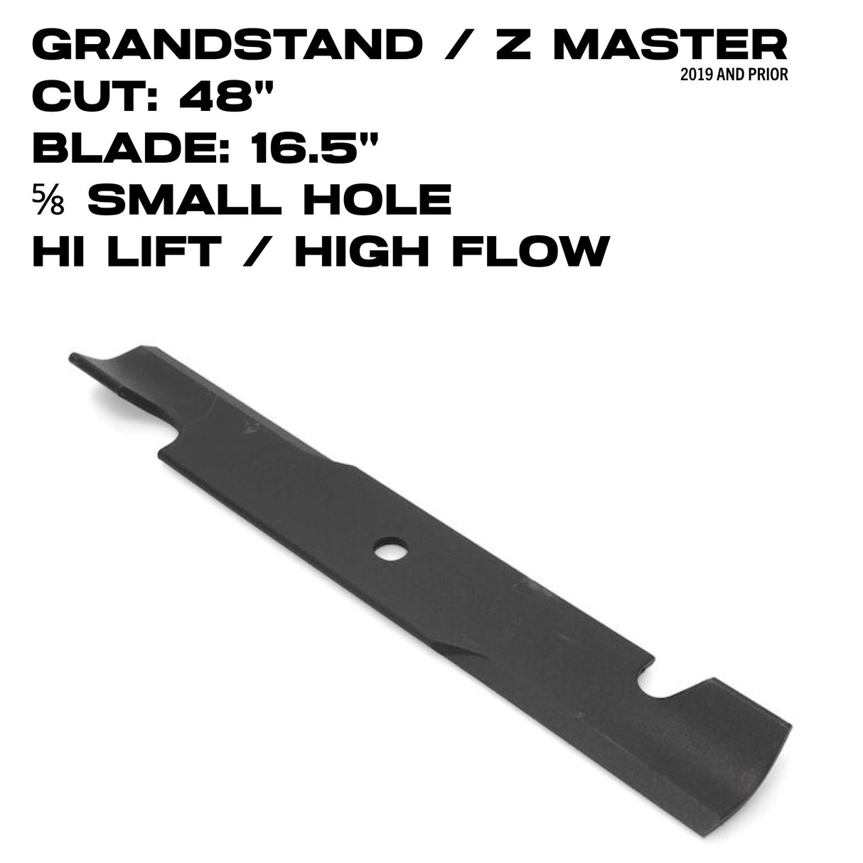 Toro Hi-Flow Blade | 16.5" | Z Master / GrandStand | 48" Deck | 107-3192-03