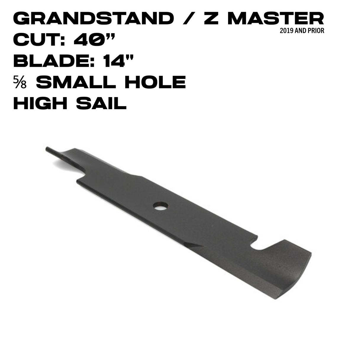 Toro High Sail Blade | 14" | for Z Master / GrandStand | 40" Deck | 108-4081-03