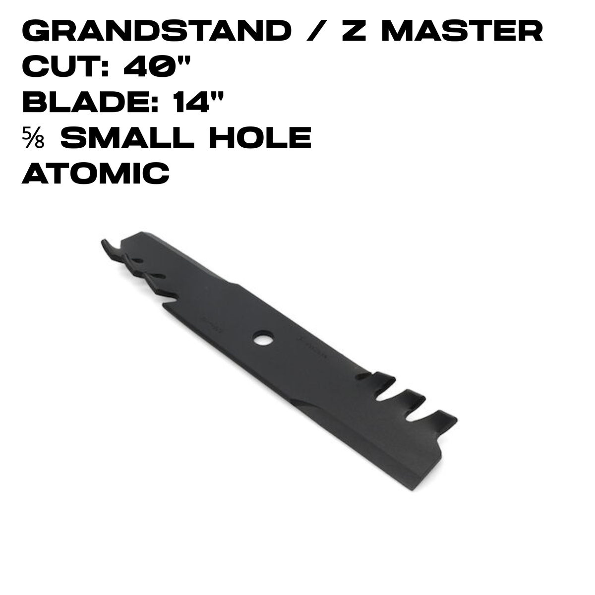 Toro Atomic Blade | 14" | GrandStand / Z Master | 40" Deck | 108-4112-03