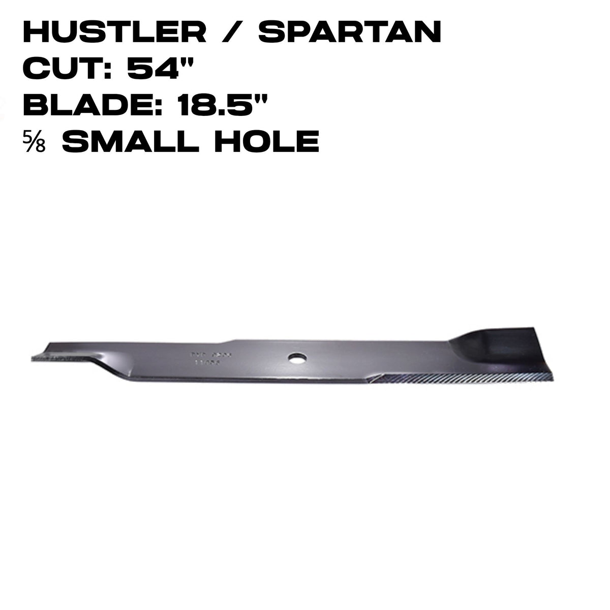 Rotary Blade | 18-1/2" X 5/8" | Hustler | 54" Deck | 11856