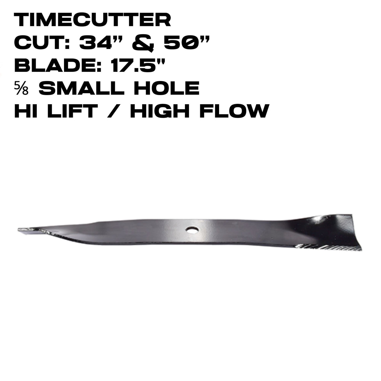 Rotary Blade | 17-1/2" X 5/8" | for Toro TimeCutter Z | 34"- 50" Deck | 12273