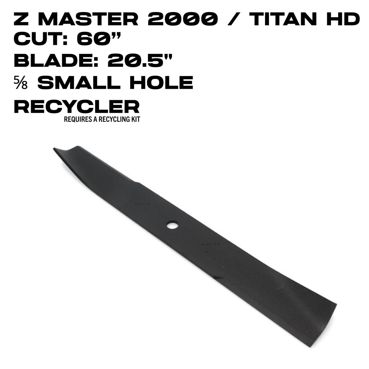 Toro Recycler Blade | 20.5" | Z Master 2000 / Titan HD | 60" Deck |133-2161