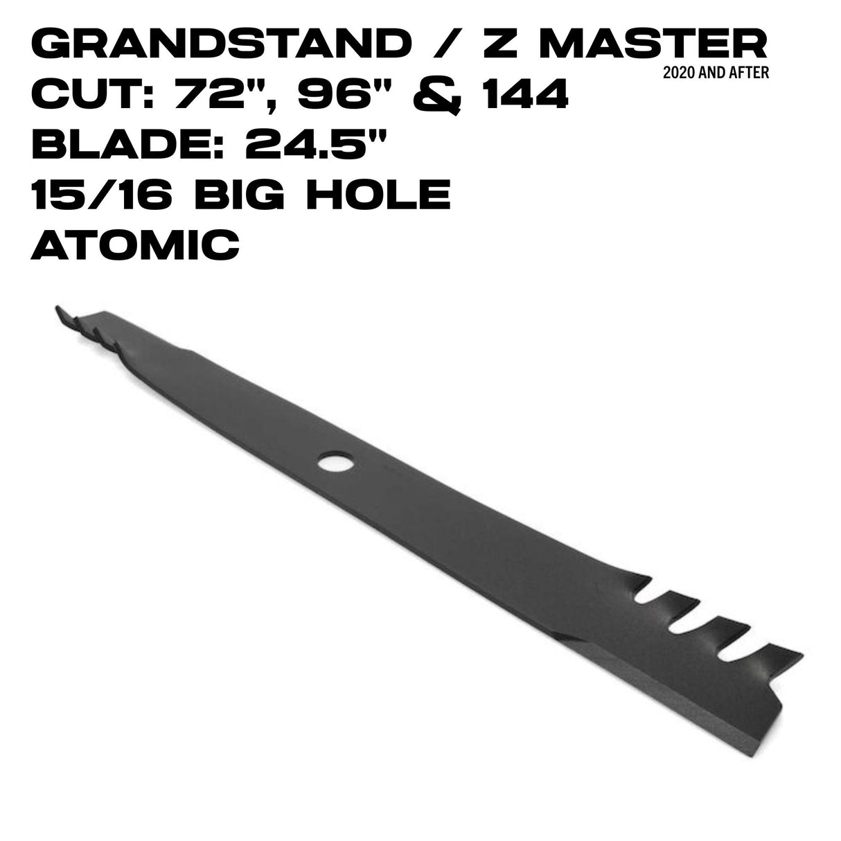Toro Atomic Blade | 24.5" | Z Master / Grandstand | 72", 96" & 144" Deck | 140-1239
