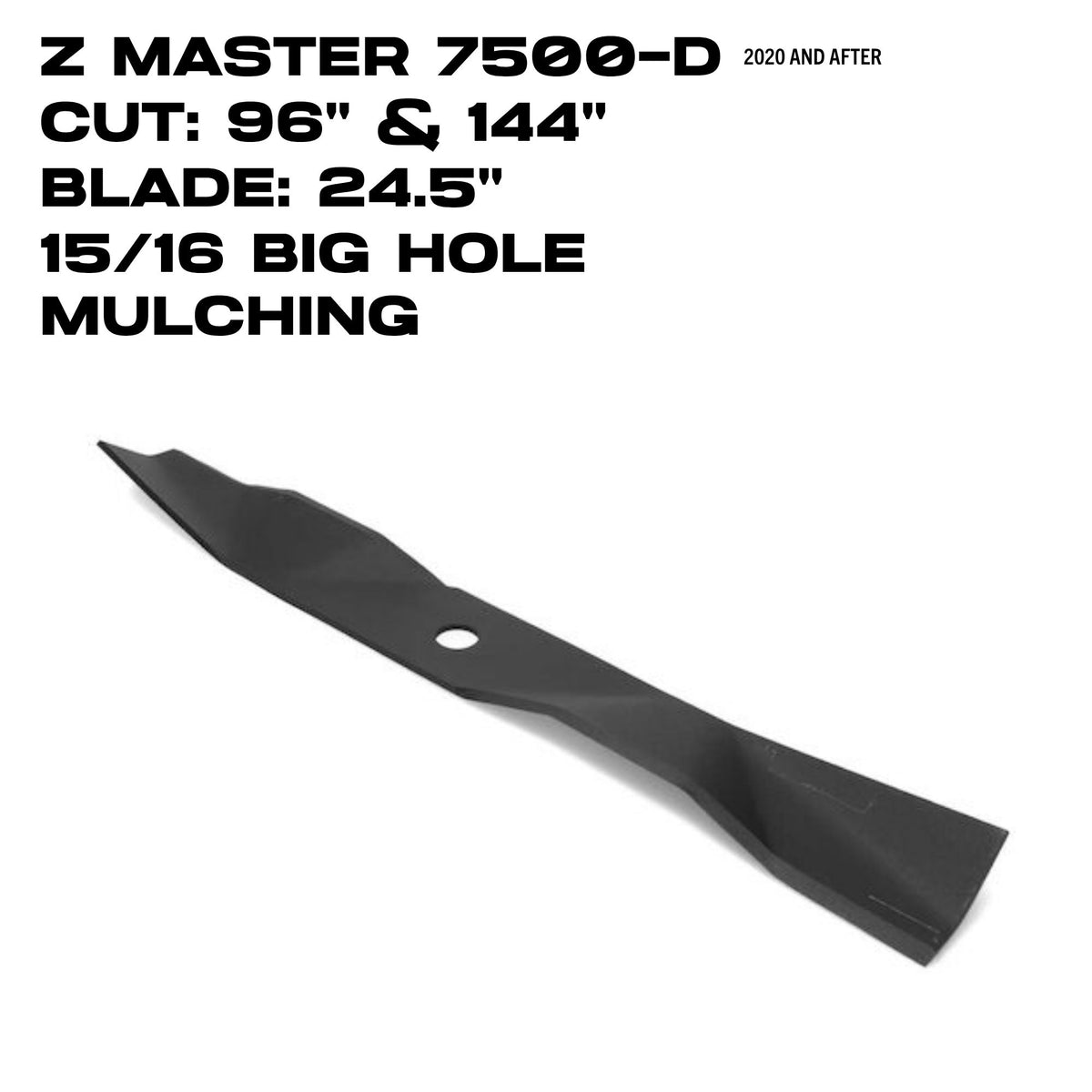 Toro Mulching Blade | 24.5" | Z Master 7500-D | 96" & 144" Deck | 140-1246