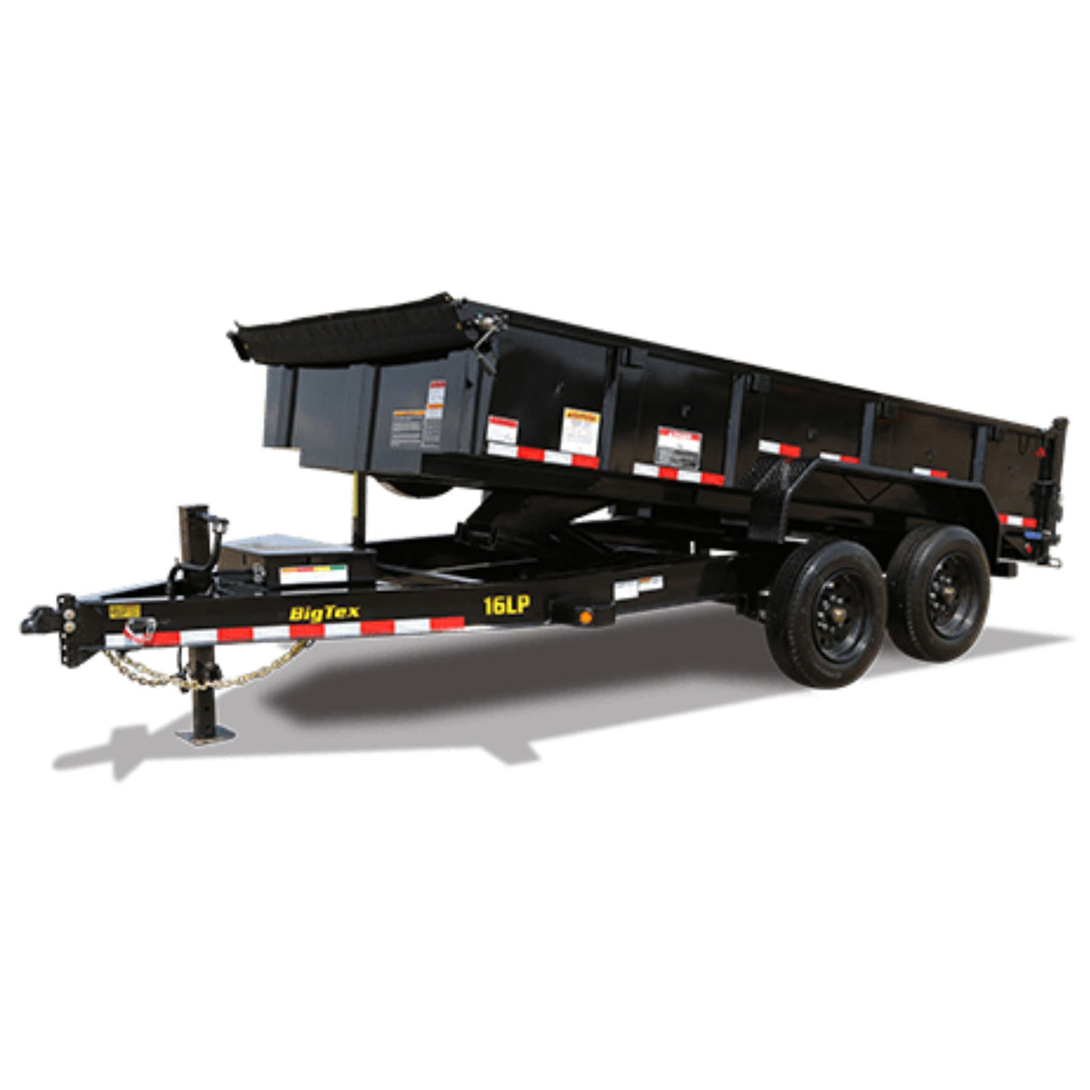 Big Tex Dump Trailer | 14FT | HD | Tandem Axle | Ultra Low Profile | Slide-In Ramps | 16LP-14BK6SIRPD