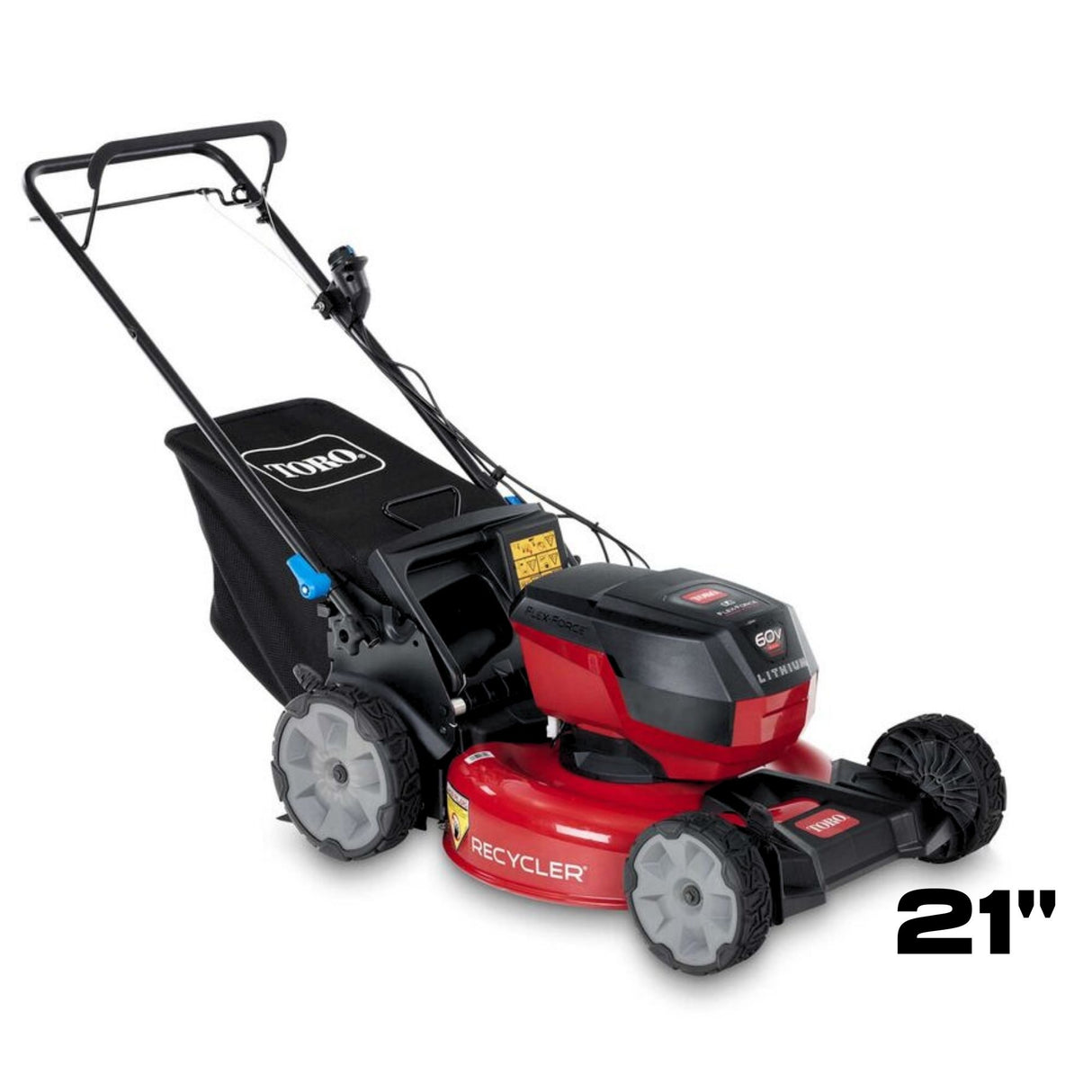 Toro Recycler | 21" Deck | Self-Propel | SmartStow | 60V Max 5.0Ah Battery | Push Lawn Mower | 21326