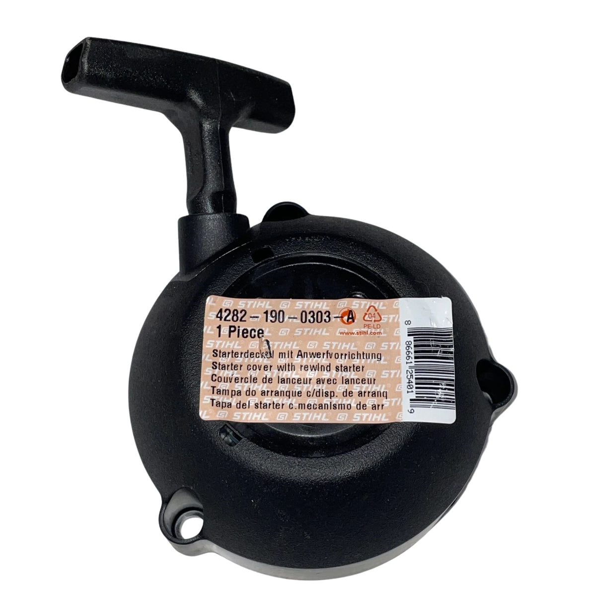 STIHL Starter Cover with Rewind | for BR500, BR550, BR600, BR700, BR700X | 4282 190 0303