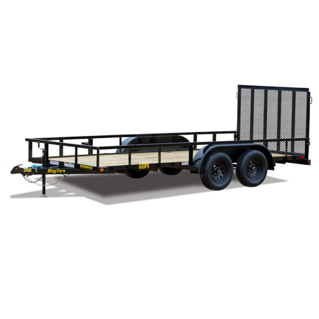 Big Tex Utility Trailer | 12FT | Tandem Axle | Pipe Top | 60PI-12BK4RG