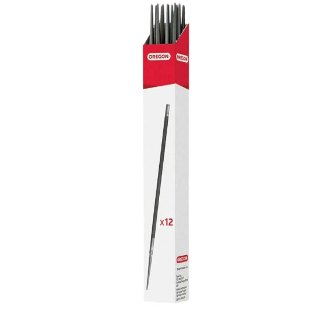 Oregon 7/32 X 8 | Round File | 12 PACK | 70502 | Main Street Mower | Winter Garden | Clermont | Ocala
