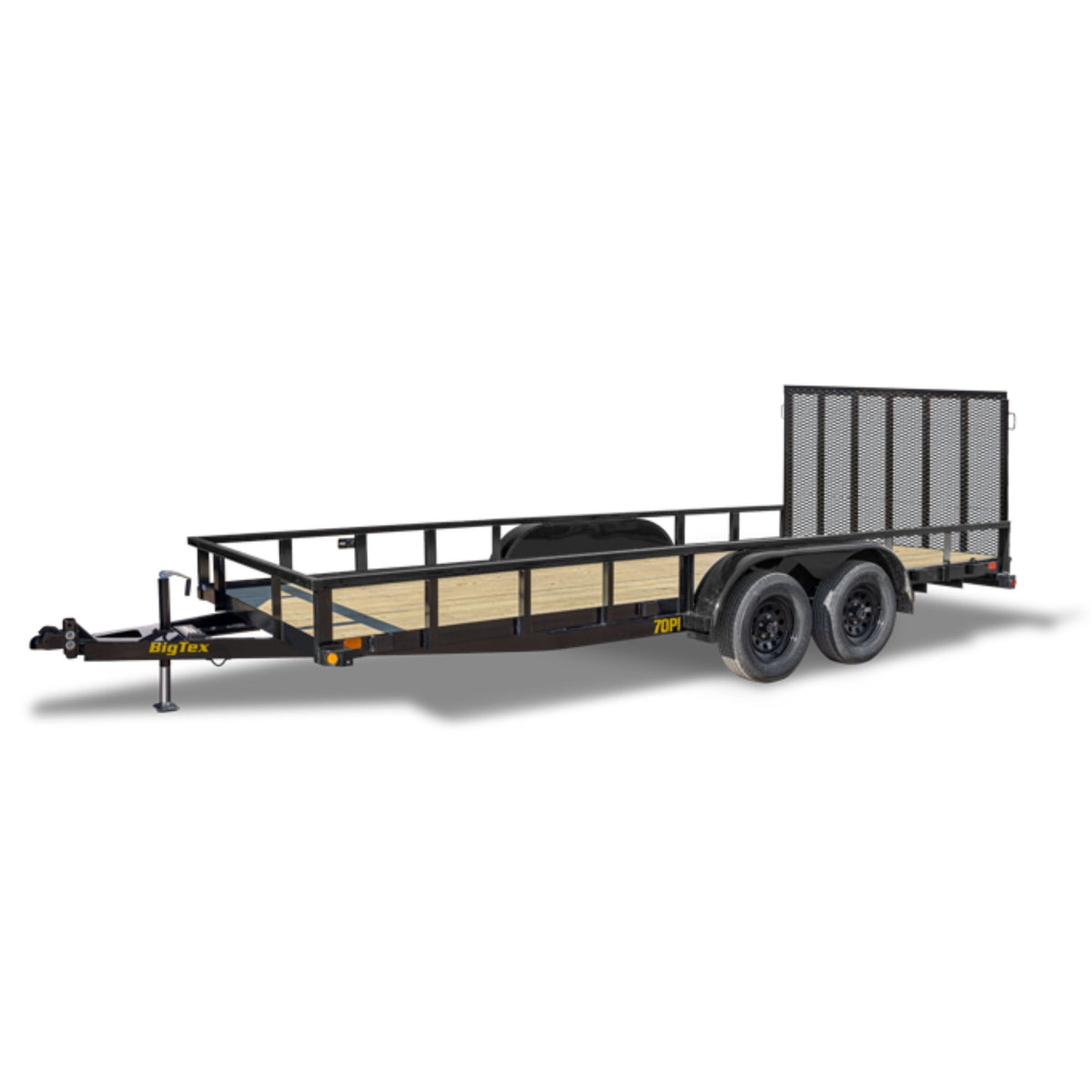 Big Tex Utility Trailer | 20FT | Tandem Axle | Pipe Top | 70PI-20R1A-4PBK