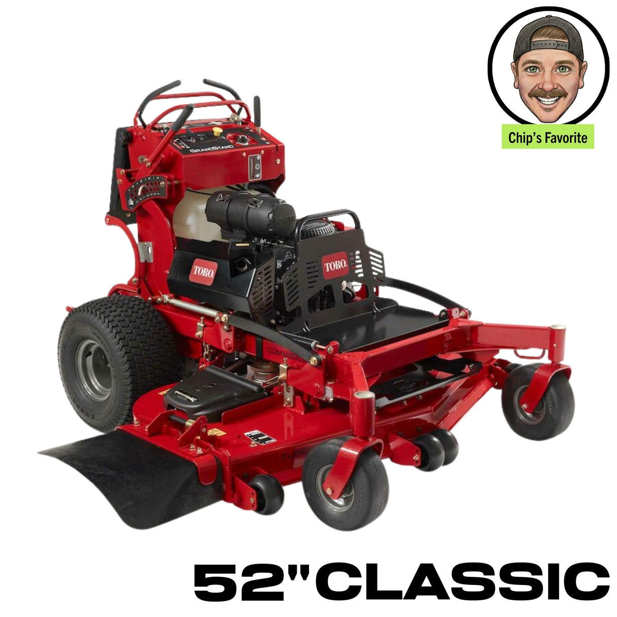 Toro Grandstand | 52" Deck | Kohler EFI Stand On Mower | 72519