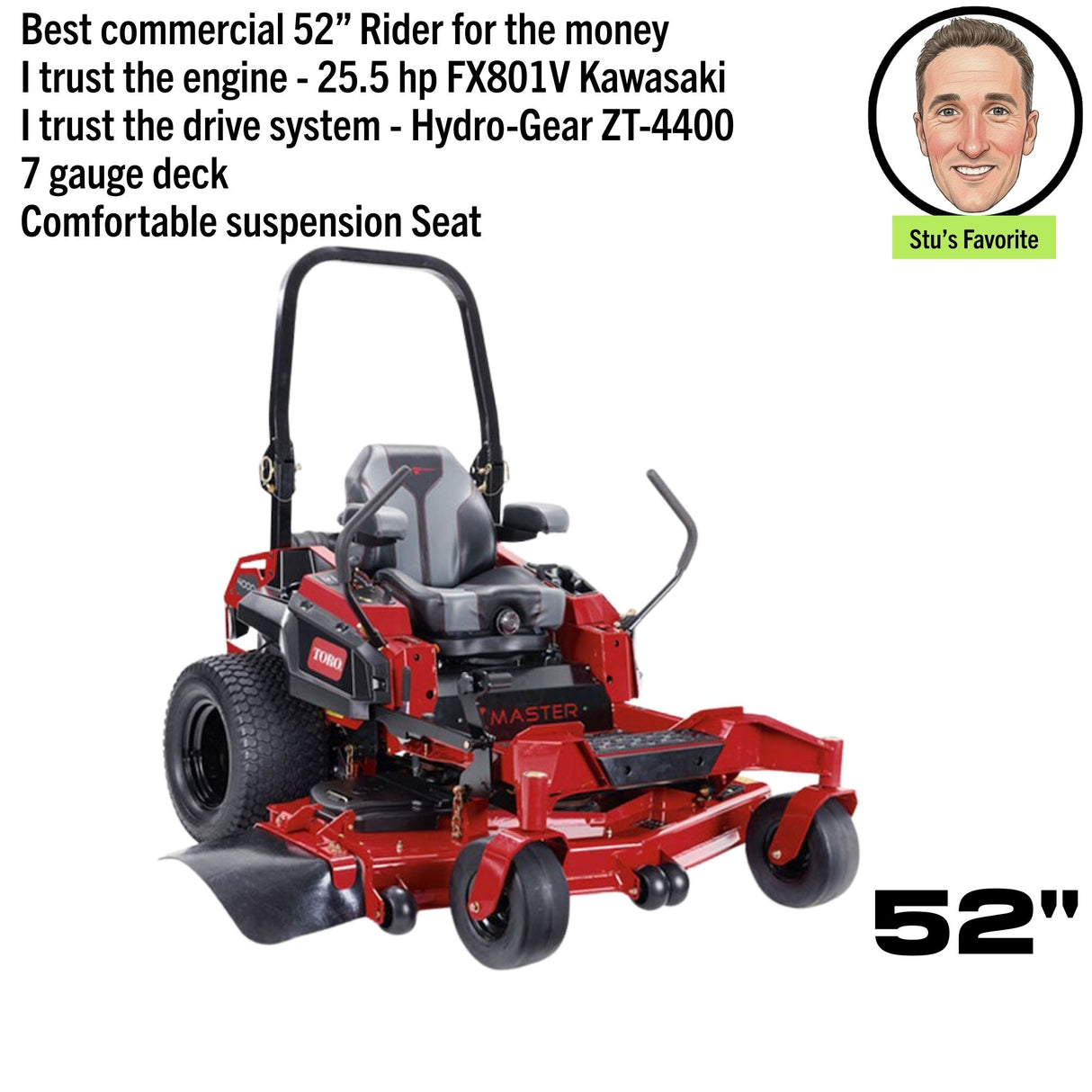 Toro Z-Master 4000 | 52" Deck | 25.5hp Kawasaki | Zero Turn Mower | 74002