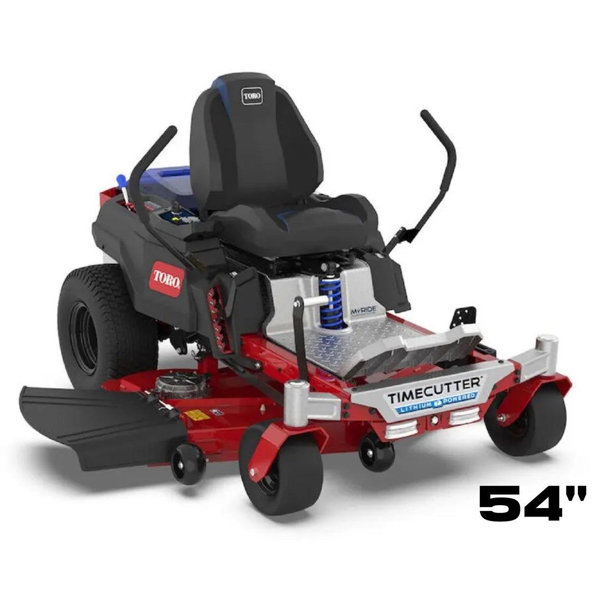 Toro eTimeCutter | 60V MAX | 54" Fabricated Deck | MyRIDE | Zero Turn Mower | 75851