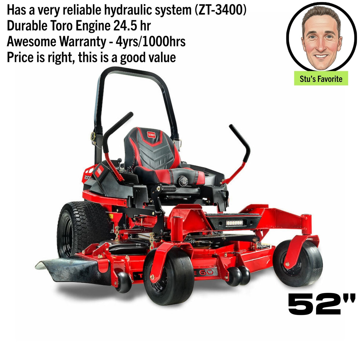 Toro Z Master 2000 | 52" Deck | Voodoo | 24.5 hp Toro V-Twin | 77283