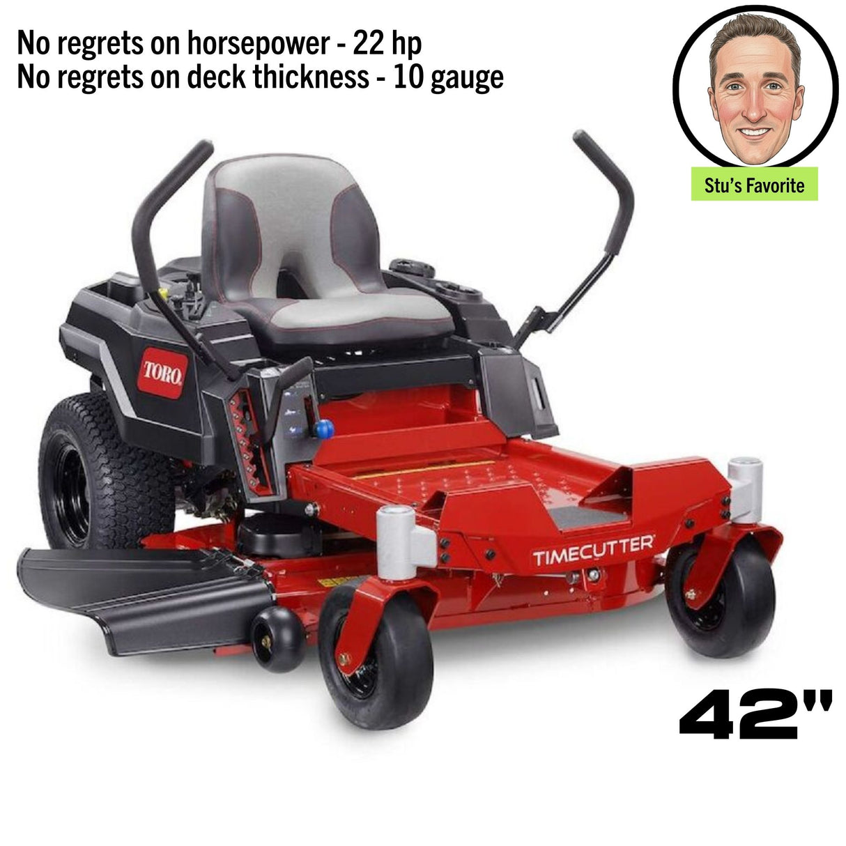 Toro TimeCutter | 42" Fabricated Deck | 22hp Briggs & Stratton | Zero Turn Mower | 77404