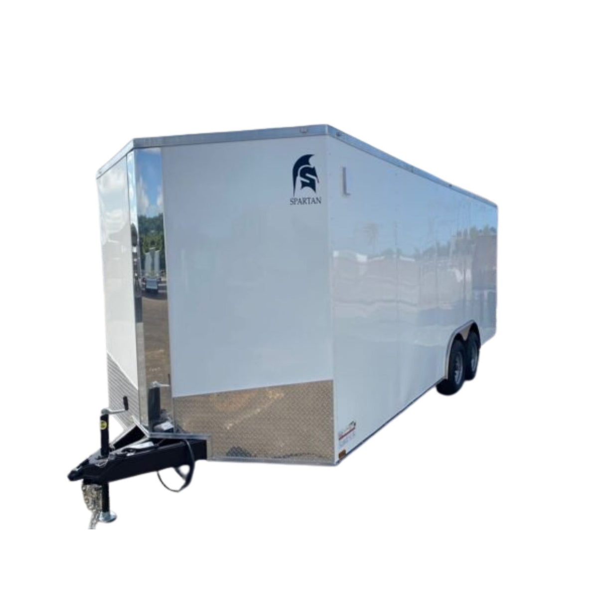 Spartan Enclosed Cargo Trailer | Tandem Axle | 8.5X24 | White | 8.5X24TA