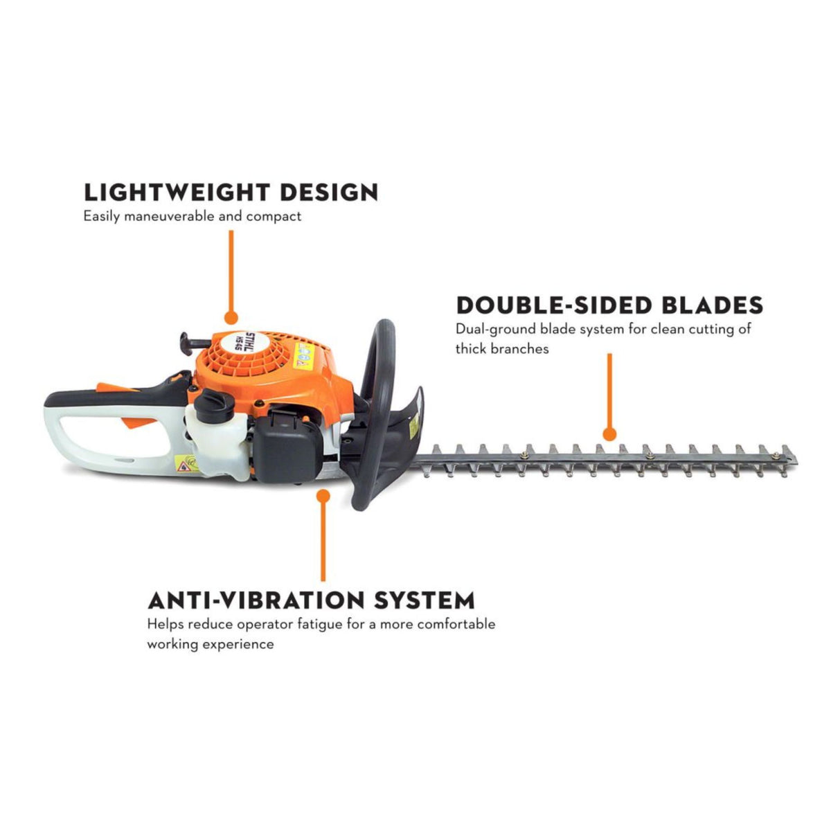 STIHL HS 45 Gas Powered Hedge Trimmer
