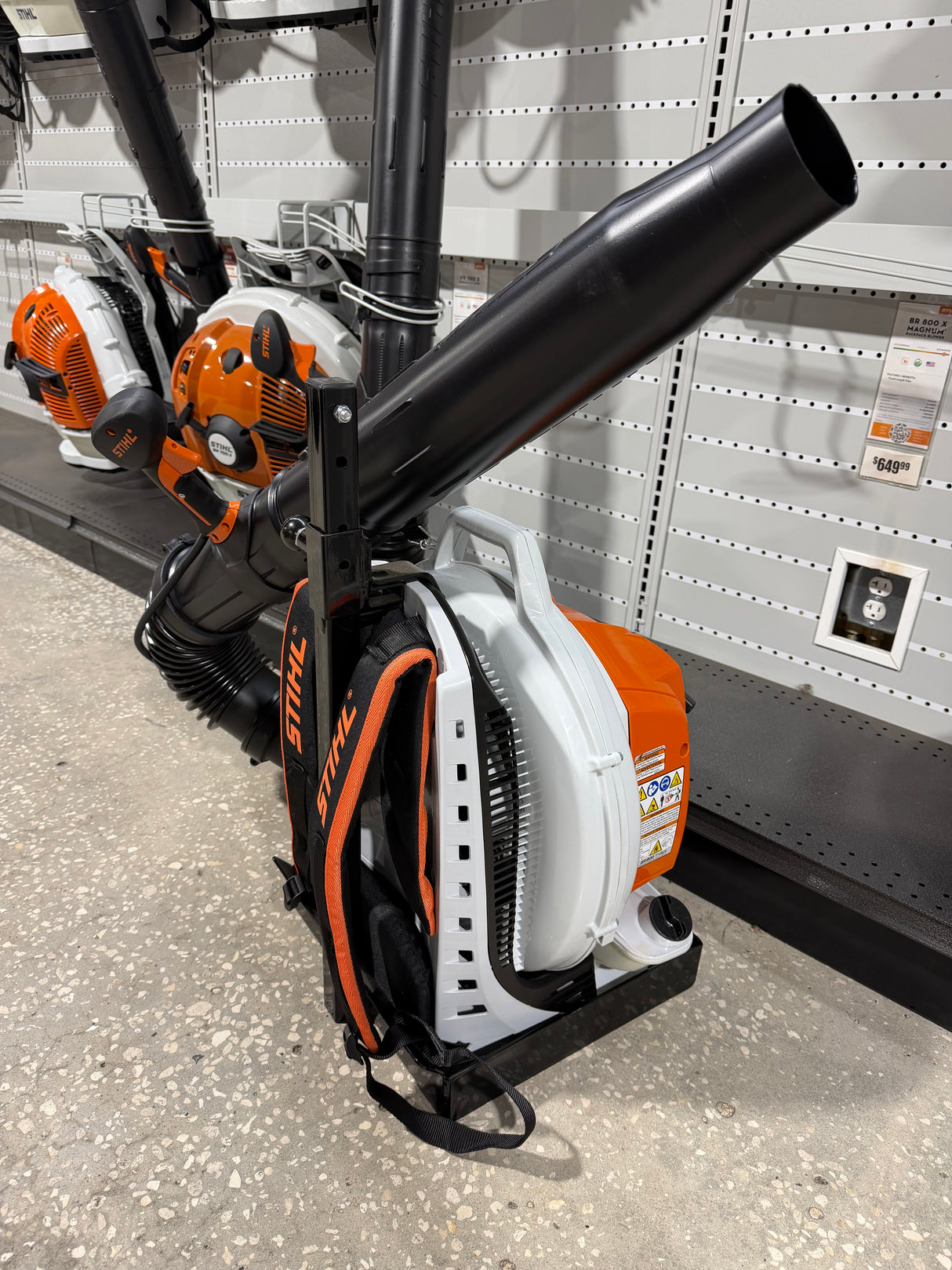 Backpack Blower Trailer Rack for BR800X | PR800X