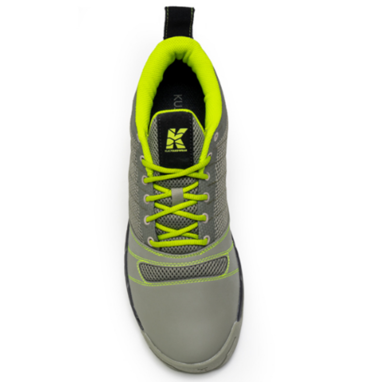 Men's Kujo Lightweight Breathable Mesh Water Resistant Yard Work Shoe in Gray/Green | Main Street Mower | Winter Garden | Clermont | Ocala