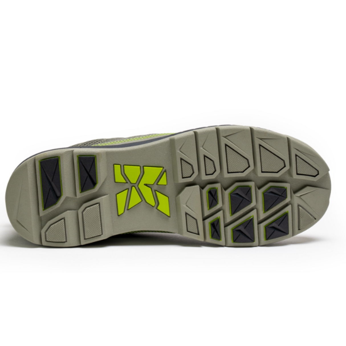 Men's Kujo Lightweight Breathable Mesh Water Resistant Yard Work Shoe in Gray/Green | Main Street Mower | Winter Garden | Clermont | Ocala