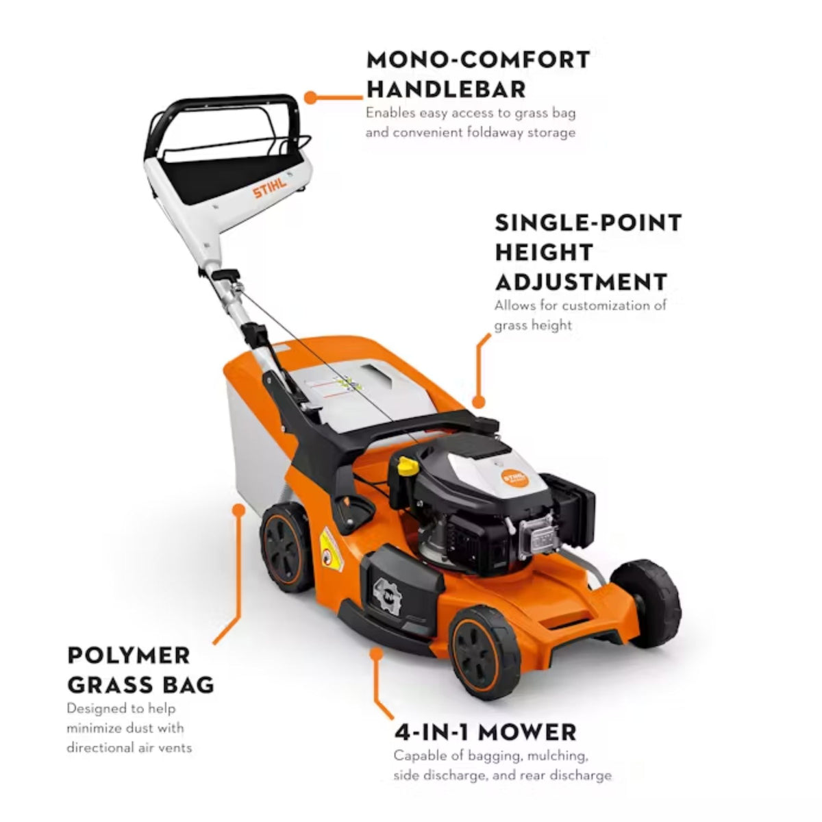 STIHL RM 453 V | 20In Deck | Gas Powered Walk Behind Mower