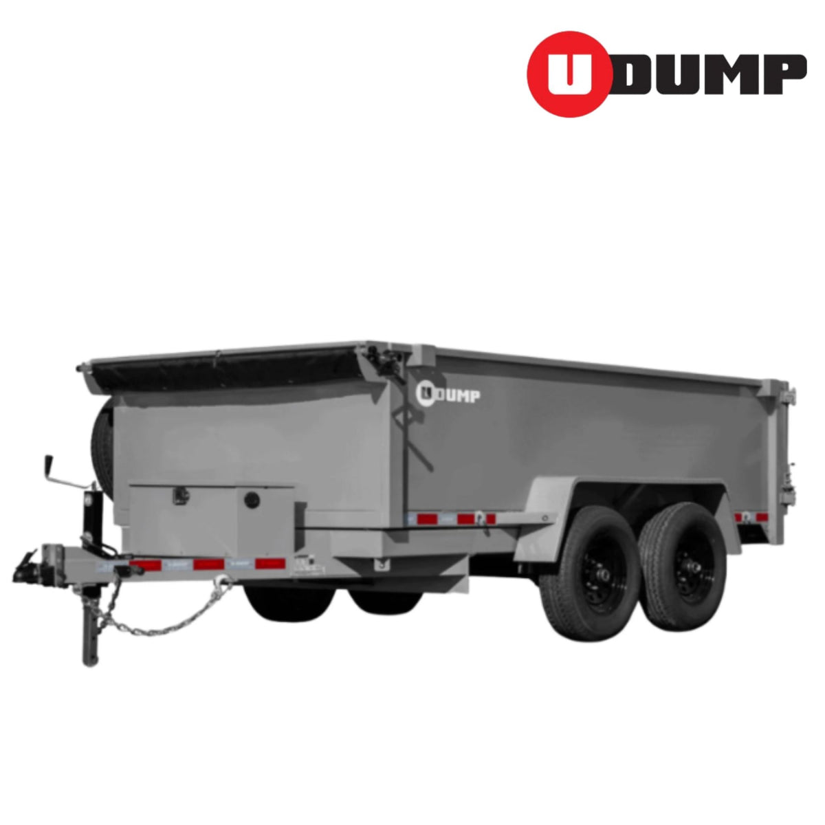 U-Dump Trailer | 6 X 12FT | 10k GVWR | Tandem Axle | 19" Sidewall | 61210-19-LP-PRO LITE