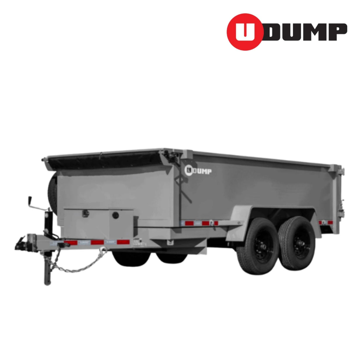 U-Dump Trailer | 6 X 12FT | 10k GVWR | Tandem Axle | 31" Sidewall | 61210-31-LP-PRO