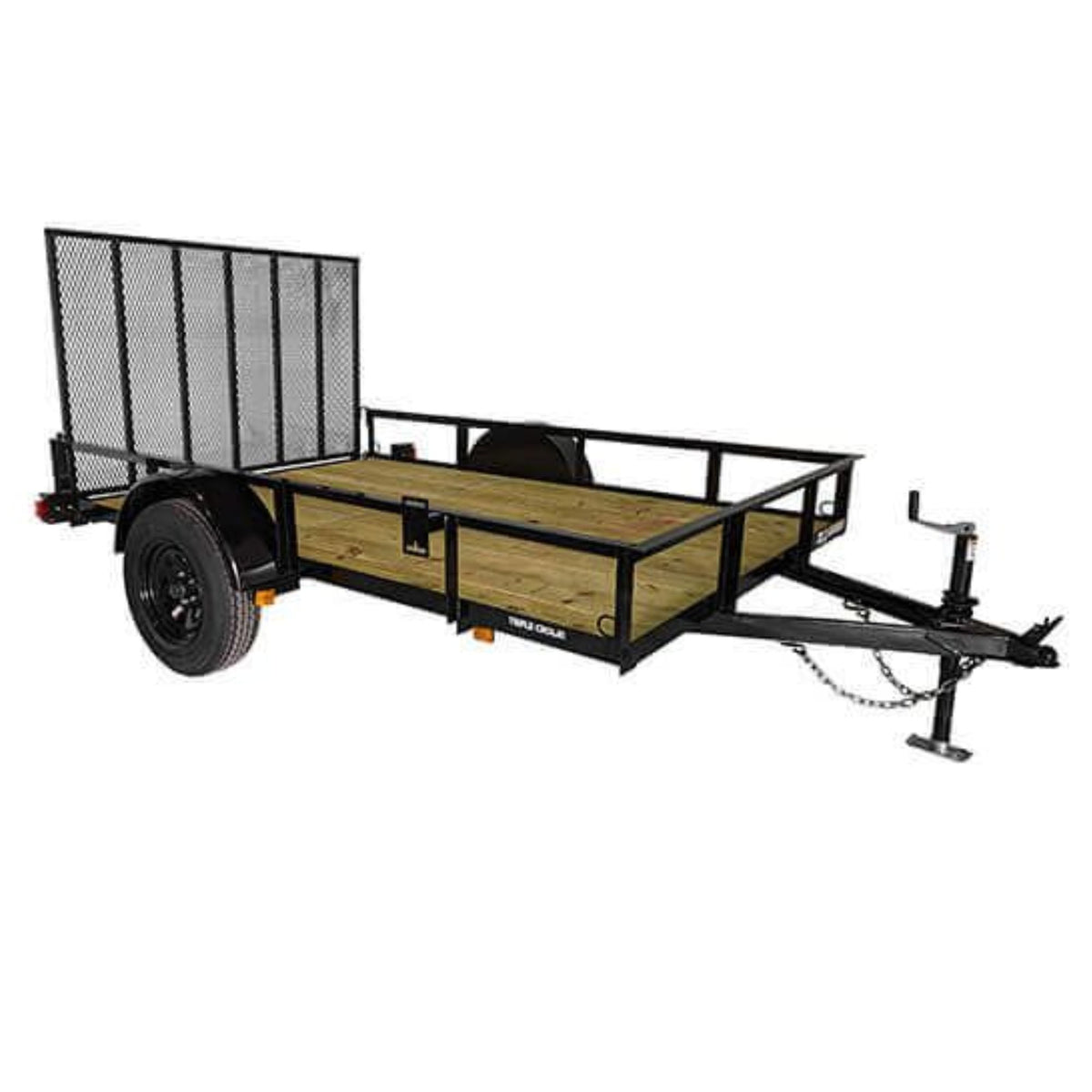 Triple Crown Utility Trailer | 6X10 | Single Axle | Black | Gate | U6X10G