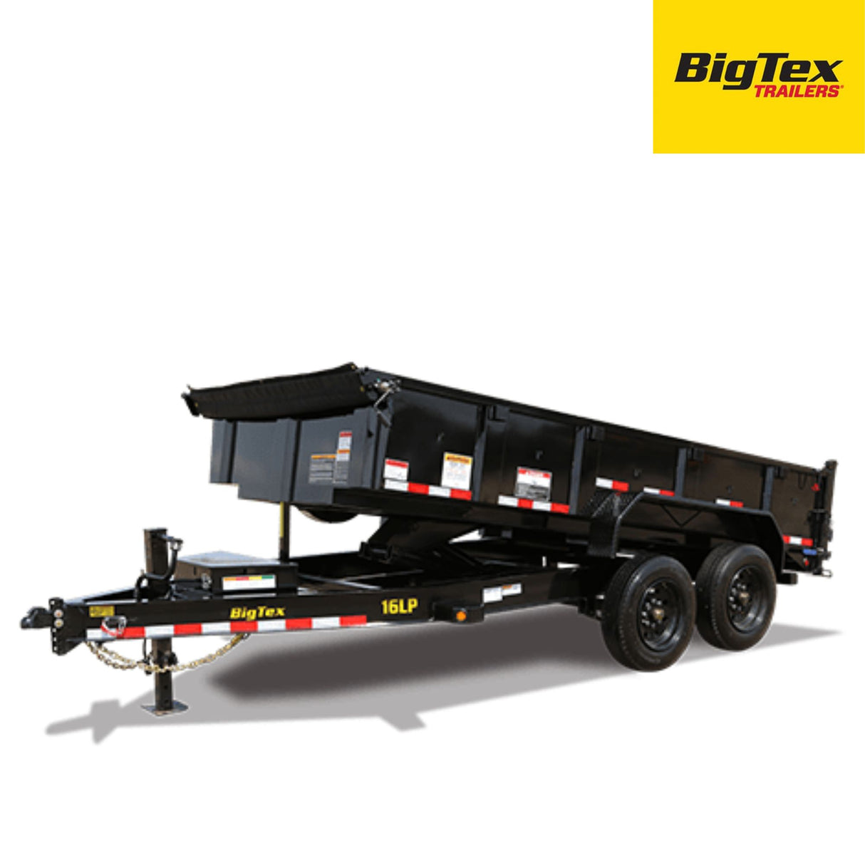 Big Tex Dump Trailer | 14FT | HD | Tandem Axle | Ultra Low Profile | Slide-In Ramps | 16LP-14BK6SIRPD
