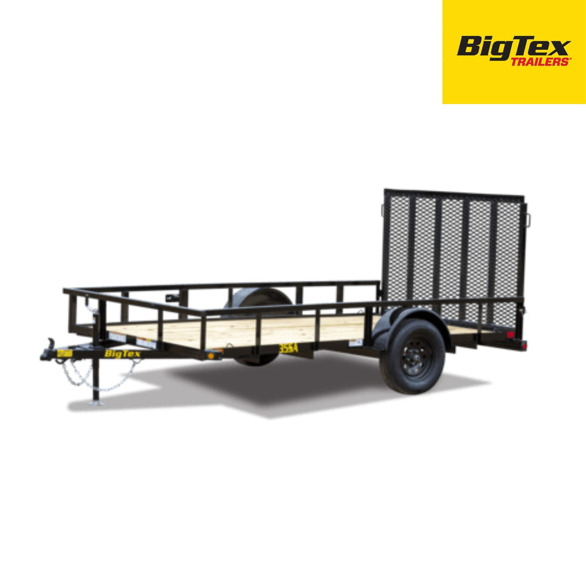 Big Tex Utility Trailer | 12FT | Single Axle | 35SA-12R1A-4PBK