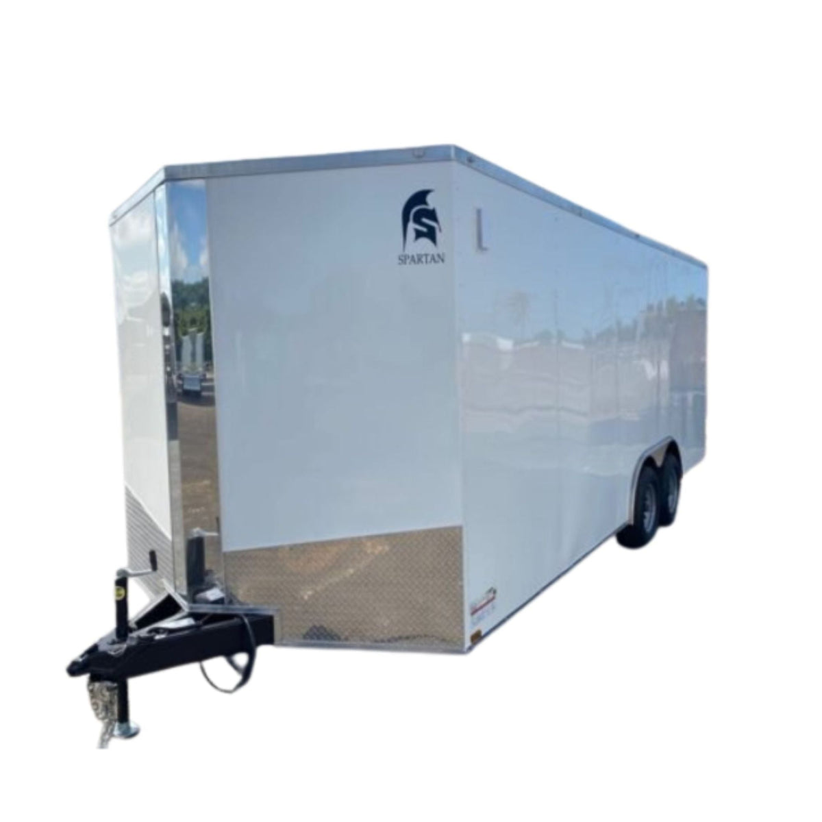 Spartan Enclosed Cargo Trailer | 8.5X18 | Tandem Axle | White | SP8.5X18TA