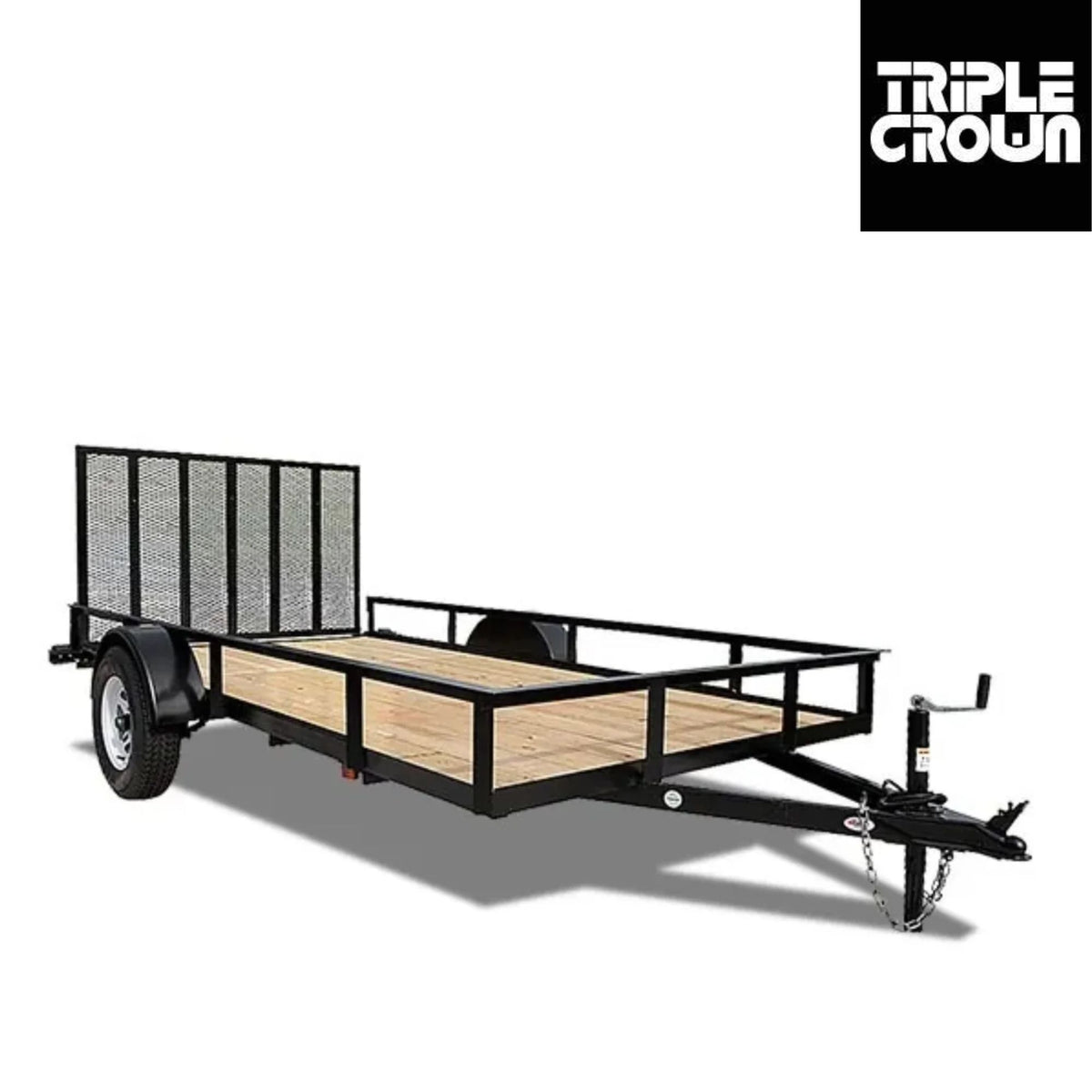 Triple Crown Utility Trailer | Single Axle | Single Axle | 6x12 | U6X12G 2' MESH