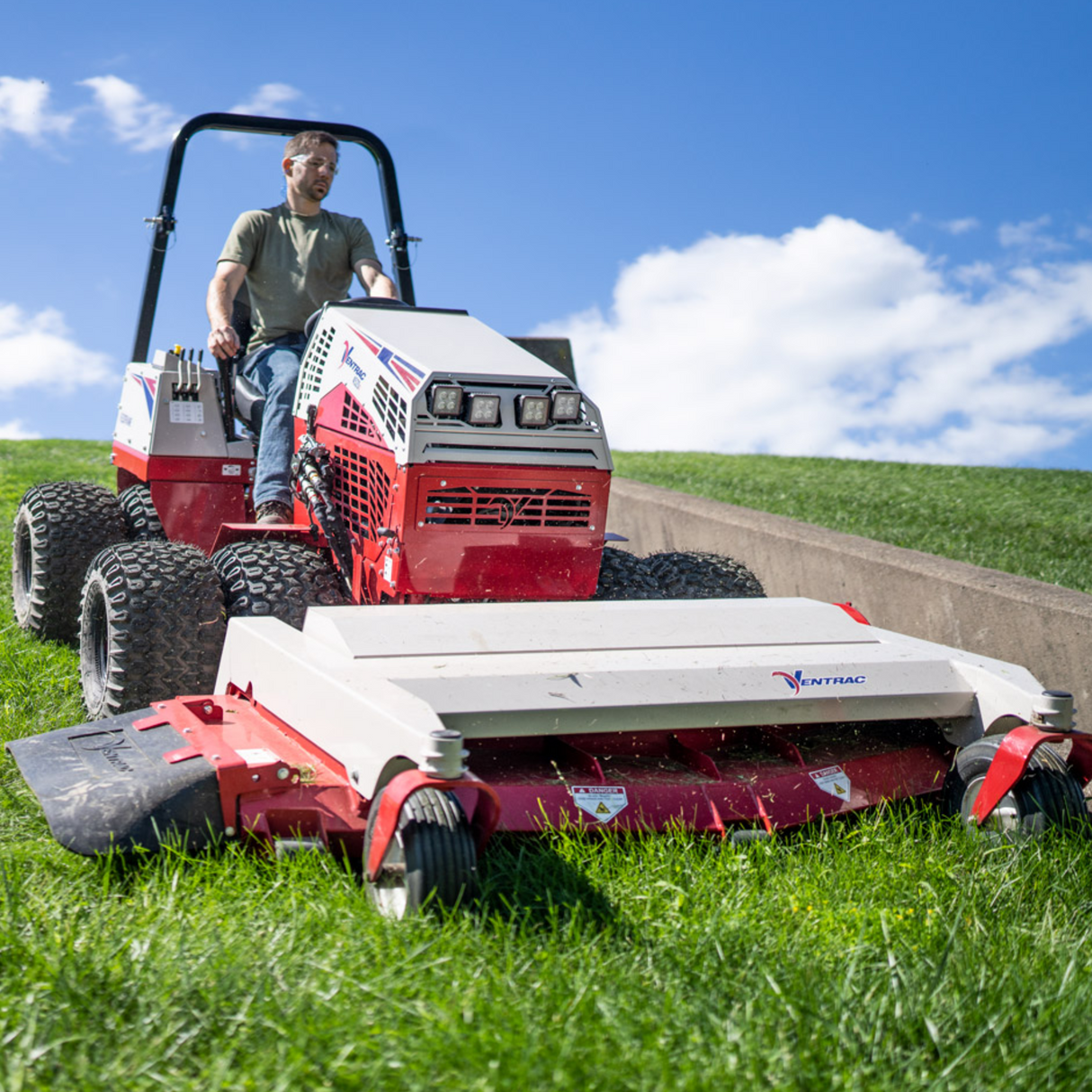 Ventrac MS720 Side Discharge Finish Mower Attachment | 39.55111 | Main Street Mower | Winter Garden | Clermont | Ocala