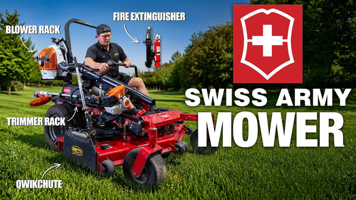 Best Zero Turn Mower Accessories 2026 | Trimmer Rack, Blower Rack & Fire Extinguisher Mount!