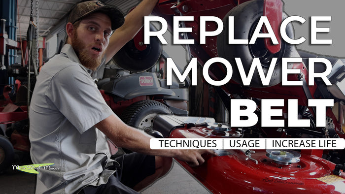 How to Replace Belt on a Lawn Mower - Applies to ALL 42