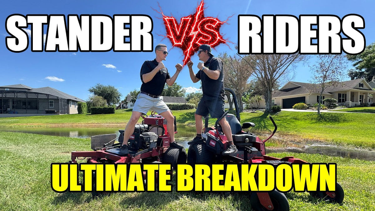 Zero Turn vs Stander! Which Mower Is Best for Your Crew? (Toro Grandstand vs Z Master 4000)