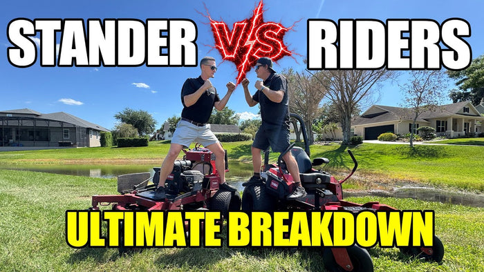 Zero Turn vs Stander! Which Mower Is Best for Your Crew? (Toro Grandstand vs Z Master 4000)