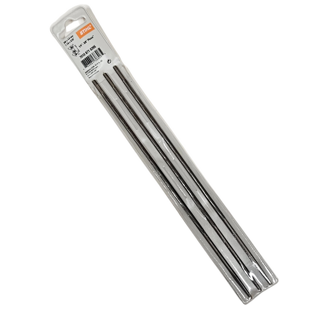 STIHL 7 7/8  5/32" Chainsaw File 3pk | 7010 871 0395 | Main Street Mower | Winter Garden | Clermont | Ocala