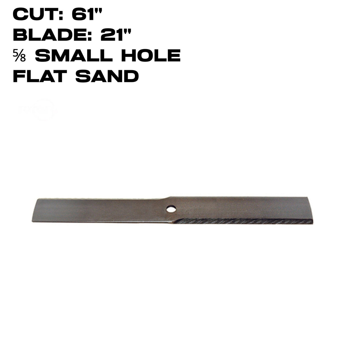 Rotary Blade | 21" X 5/8" | Flat Sand /  Low Flow | Ferris / Scag / Honda  | 61" Deck | 10174