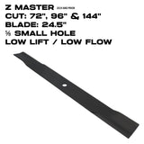 Toro Low Flow Blade | 24.5" | Z Master (Turbo Force ) |  72", 96", 144" Deck | 105-7712-03