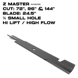 Toro Hi-Flow Blade | 24.5" | Z Master | 72", 96", 144" Deck | 105-7784-03