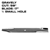Rotary 17" X 5/8" Blade | Gravely | 50" Deck | 1066