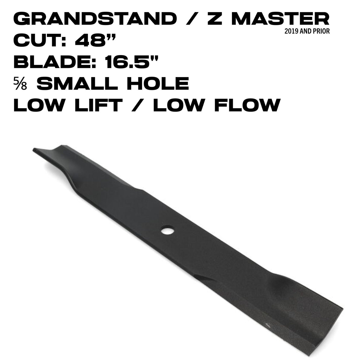 Toro Low Flow Blade | 16.5" | Z Master / GrandStand | 48" Deck | 107-3193-03