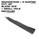 Toro Recycler Blade | 16.5" | Z Master / GrandStand | 48" Deck | 107-3196-03
