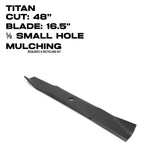 Toro Mulching Blade | 16.5" | Titan | 48" Deck | 117-7278-03