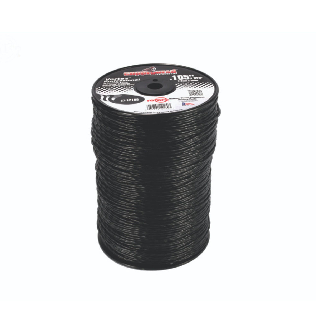 Rotary Vortex Trimmer Line | .105 X 920' | 5 lb Spool | Black | 12180