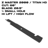 Toro Hi Flow Blade | 20.5" | Z Master 2000 / Titan HD | 60" Deck | 133-2127