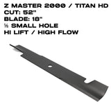 Toro Hi Flow Blade | 18" | Z Master 2000 / Titan HD | 52" Deck | 133-2134