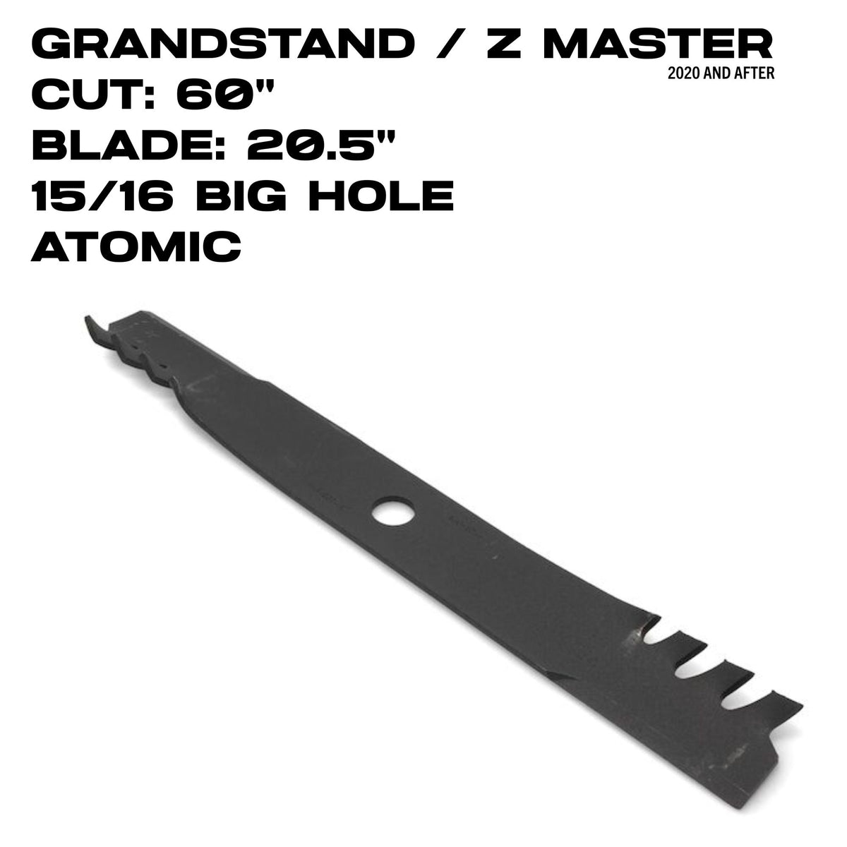 Toro Atomic / Gator Blade | 20.5" | GrandStand / Z-Master | 60" Deck | 140-1241